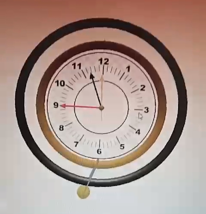 3D Wall Clock